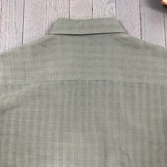 Vintage Pierre Cardin Green Plaid Button Down - Picture 8 of 8